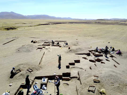 Excavations at Wilamaya Patjxa.